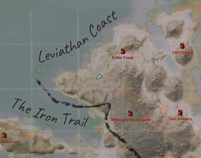 Base Locations for most zones Kenshi